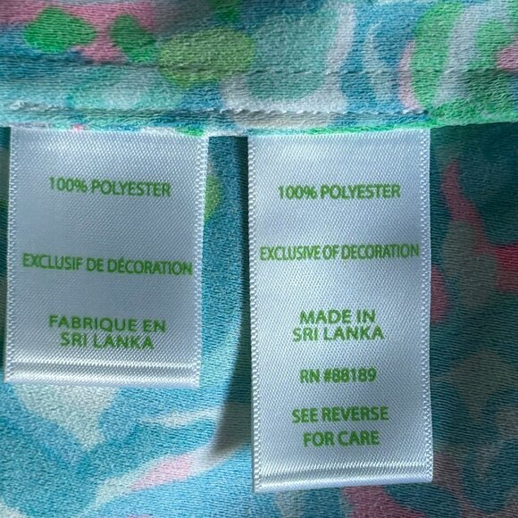 Lilly Pulitzer Jane Sleeveless Shift Dress Size 00 - Picture 9 of 10